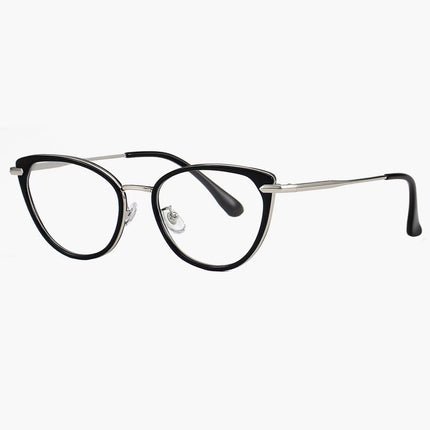 European and American retro cat's eye myopia glasses women's professional can be equipped with power lenses flat lens small frame eye frame