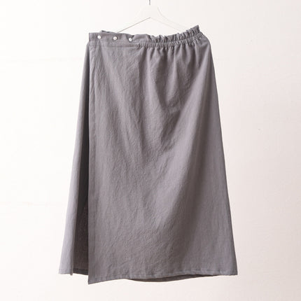Lu Suyoupin Cotton Linen Bathrobe Bathrobe Home Clothes Pants Bath Skirt suit Pajamas Nightgown Outwear Couple