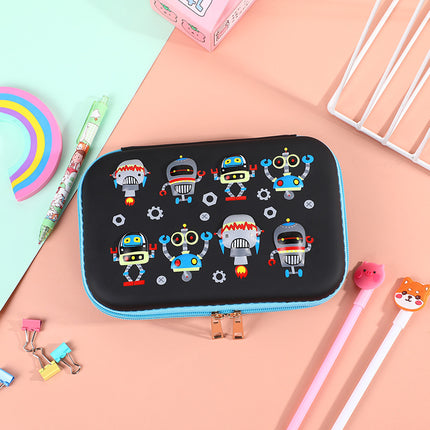 Student Cartoon Stationery Box Large Capacity Storage Box 3D Stationery Bag Cute Pencil Box Creative Pencil Bag