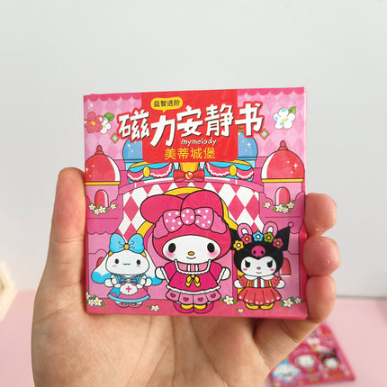 Handmade DIY Quiet Book Magnetic Sticker Magnetic Suction Large Kidsren's Educational Toy Girl Mini Magnetic Quiet Book
