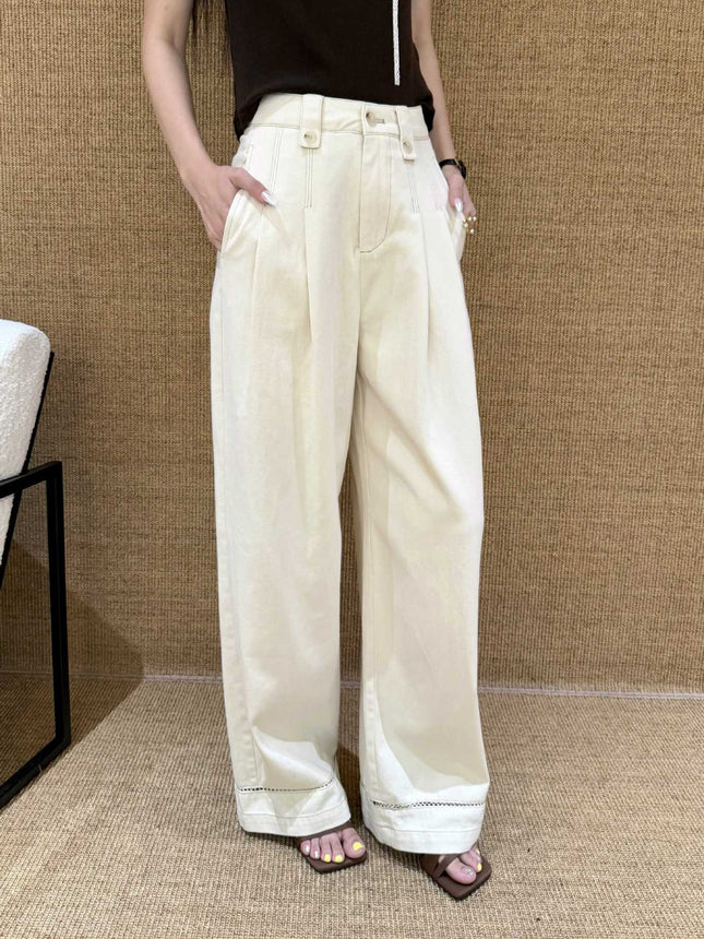 Dtwo Autumn and Winter New Product Korean Style Niche Design Original Hot Girl Pants 5305063