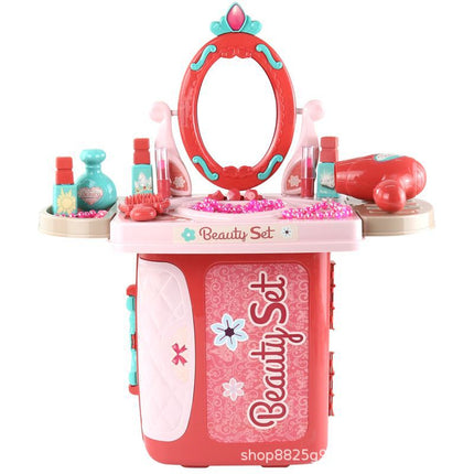 Cross-Border Play House suit children's dressing table toys wholesale girls kindergarten makeup suitcase birthday gift