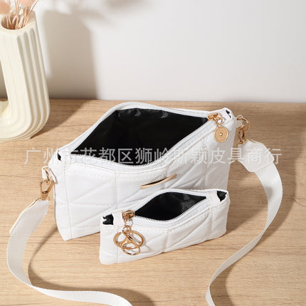 New Trendy Bags New Two-Piece Women's Bag Versatile Crossbody Bag Multi-Functional Embroidered Shoulder Bag with Small Wallet