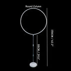 White circular air circle (water injection base)
