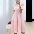 Pink round neck short sleeve / Free size