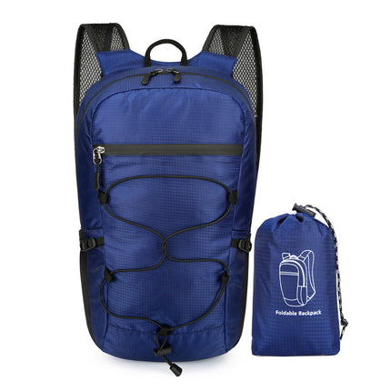 Cross-Border Outdoor Folding Backpack Waterproof Mountaineering Bag Backpack Folding Bag Outdoor Large Capacity Travel Backpack