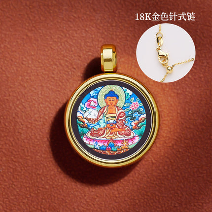 Thangka Xizang Hand Rope Hand-woven Ethnic Style Bracelet Five-way God of Wealth Green Mother Wen Zhu Thangka Bracelet