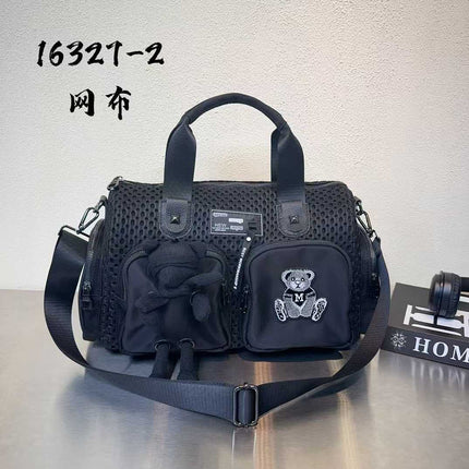 Women's Trendy Bag New Fashion Mesh Bag Handbag Large Capacity Fashion Pillow Bag All-match Shoulder Bag Crossbody Bag