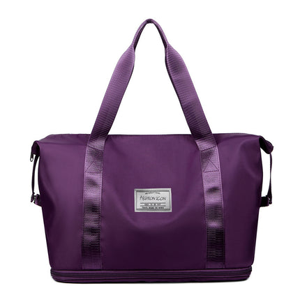 New Travel Bag Women's Large-Capacity Fitness Bag Dry and Wet Separation Sports Outing Travel Storage Bag Clothes Luggage Bag