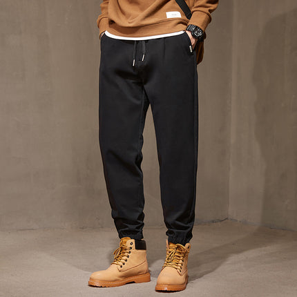 G618 | plus size Men's Spring and Summer New Longer Casual Pants Men's Simple Loose Joker Tooling Pants