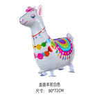 Walking alpaca white (with rope)