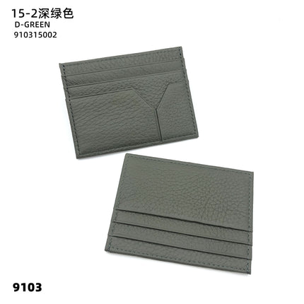 2025 Cross-Border Hot-Selling Ultra-Thin Creative Leather Card Holder Men's Commuter Bag First-Layer Cowhide Women's High-End Card Holder