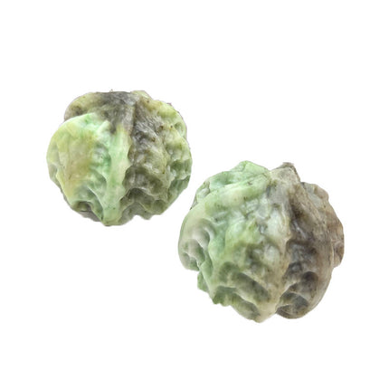 Nanyang Jade Dushan Jade Walnut Wen Play Fitness Ball Hand Handpiece Men's Hand-carved Pair of Natural Mono Jade