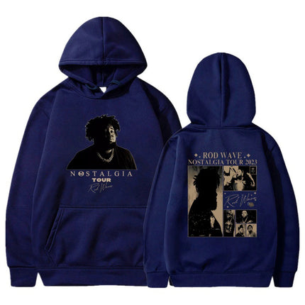 [Cross-border European Code] Rod Wave Merch 2023 Nostalgia Tour Hoodie