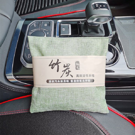 500g new car formaldehyde absorption in addition to odor activated carbon bamboo charcoal bag car carbon bag in addition to formaldehyde bamboo charcoal bag manufacturers wholesale