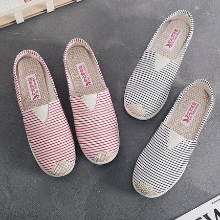 Spring and Summer New Women's Shoes Old Beijing Cloth Shoes Single-layer Shoes Middle-aged and Elderly Casual Internet Celebrated Canvas Shoes Non-slip Soft-soled Fisherman Shoes