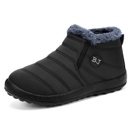Cotton shoes winter new foreign trade couple snow boots fleece-lined thickened cotton boots polyurethane warm casual walking shoes