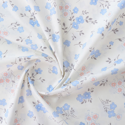 160cm cotton twill fabric pastoral floral cotton fabric handmade clothing bedding cotton flower flower