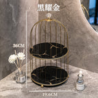 Black gold pattern Double layer (single thick inner box)