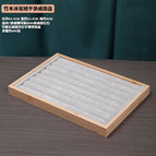 Bamboo Ice Flower velvet flat ring plate