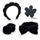 Black - five-piece petal clip set (opp bag packaging)