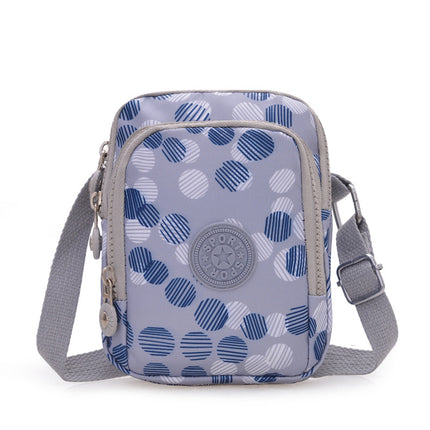 2025 New Mini Vertical Mobile Phone Bag Casual Printed Casual Crossbody Bag Oxford Easiest for Match Fashion Shoulder Women's Bag