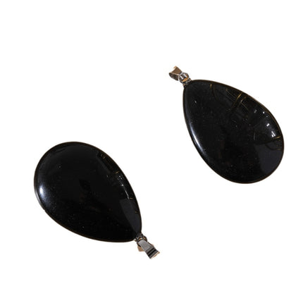 Stall supply natural stone agate pendant opal flat water drop necklace pendant fashion men's and women's jewelry manufacturers wholesale
