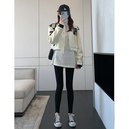 Extra Thick and Long Cashmere Thermal Pants for Women 2025 Autumn and Winter Outer Wear Fleece-Lined Thickeneded High Waist Slimming Look Leggings Cotton Pants