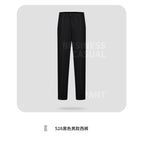 528 black men's pants / S