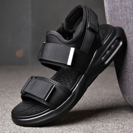Summer Sandals Fashion Set Feet Beach Shoes Casual All-match Mesh Breathable Shoes Lightweight Soft Sole Outdoor Men's Shoes