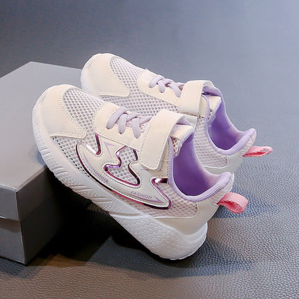 Children's Sports Shoes 2025 Summer New Popular Fashion Mesh Soft Sole Dad Casual Comfortable Sports Shoes Trend