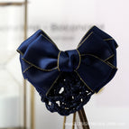 Five knots blue gold edge coarse mesh