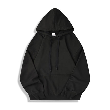350g Hooded Sweatshirt for Men and Women, Spring & Fall Hooded Pullover Top, Loose Couple Outwear, Casual Pure Cotton, Printable