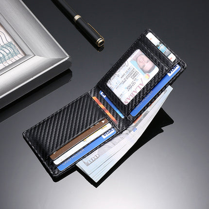 European and American New airtag Positioning Tracker Leather Wallet Push Card Holder US Dollar Wallet Multi-function Card Holder