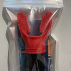 Red/pearl bag/packaging