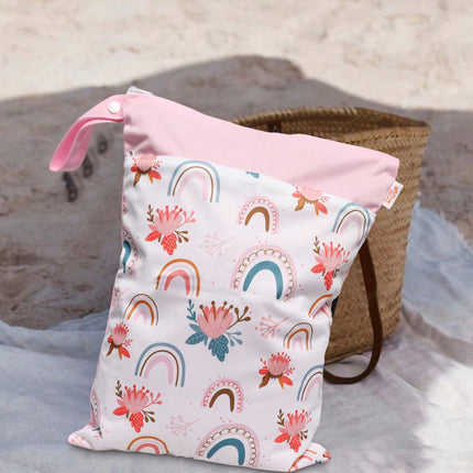 Cozy Natural Series Travel Seaside Vacation Yoga Swimming Storage Bag Dry and Wet Separation Waterproof Bag Wetbag