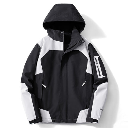 Cross-Mirror Outdoor Single-Layer Jacket for Women, Spring & Fall Thin Windproof and Waterproof Mountaineering Jacket, Jacket for Men