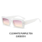 White frame purple tea slices