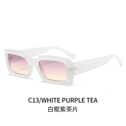 New All-match European and American Trendy Cross-border Square Sunglasses Trendy Street Shooting Modern Charm UV-proof Sunglasses
