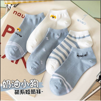 One-Piece Drop-Shipping Men's and Women's Four-Season Anti-Odor and Sweat-Absorbent Short Socks Disposable Socks Men's Welfare Cotton Socks