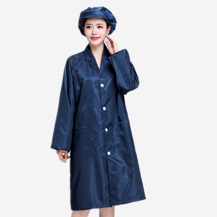 Anti-static clothing, lab coat, blue and white dust-free clothing, dust-free clothing, electric work clothing, dust-proof clothing, yellow electrostatic clothing, work uniform