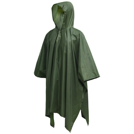 Amazon pvc wholesale outdoor cycling mountaineering poncho camouflage multi-function conjoined raincoat can be used for floor mat
