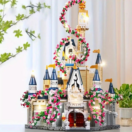 Princess Castle Compatible Lego Building Blocks Adult High Difficulty Assembled Toy Model for Girlfriend Girl Gift