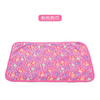 60*40cm / Pink Dog paw blanket