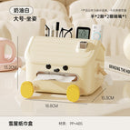Snow House Tissue Box Cream White Interesting Series Sitting-Large