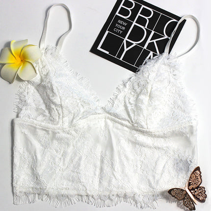 European and American Style Sexy Camisole Tops for Layering or Outerwear, Tight-Fitting, Pure Desire Style, Backless Short Tank Top