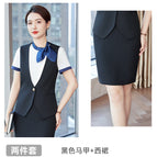 Black Vest Dress / S