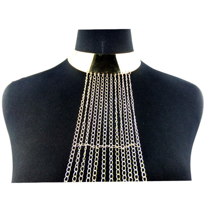 Aliexpress Supply European and American Jewelry Exaggerated Stylish Body Chain European and American Tassel Necklace Necklace Cross-Border Chest Chain