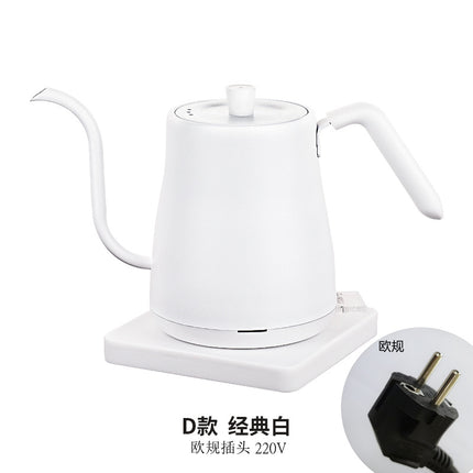 Slender Mouth Electric Household Kettle with Thermometer Coffee Hand Kettle Electric Kettle Electric Coffee Pot