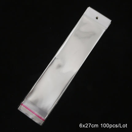 Wholesale Opp Bags Self-Adhesive Bags DIY Handmade Small Jewelry Packaging Bags Transparent Self-Sealing Plastic Bags